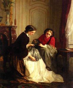 The Lace Makers by Jean-Baptiste Trayer