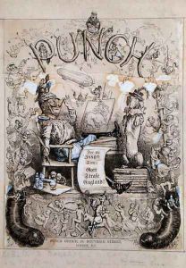 In the Soup, illustration for the cover of Punch magazine by Frederick Henry Townsend