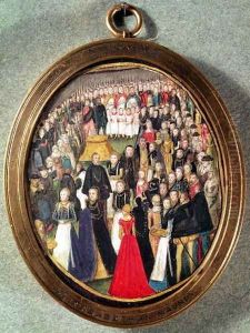 An Elizabethan Maundy Ceremony, c.1560 by Lievine Teerlink