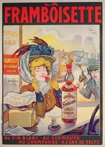 Poster advertising La Framboisette by Tamagno