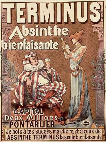 Terminus Absinthe, Bienfaisante, 1896 - view 1
