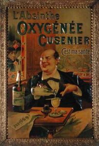 Poster advertising Oxygenee Cusenier Absinthe