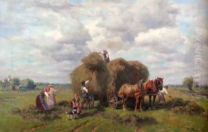 The Hay Harvest by Desire Thomassin