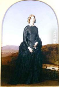 Portrait of Selina, Viscountess Newport by Robert Thorburn