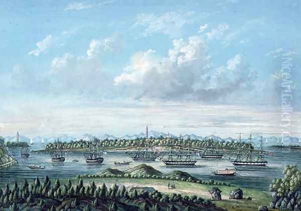 View of Whampoa, c.1860 - view 1
