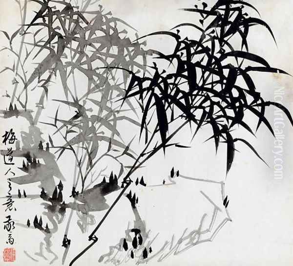 Leaf F, from Tian Jingzhai mozhu ce, from Rugao, Jiangsu province - view 1