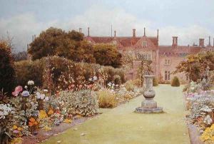 The Grass Walk, Helmingham Hall, 1892 by Henry Terry