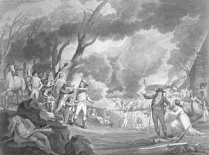 Battle of Lexington, April 19th 1775, engraved by Cornelius Tiebout c.1773-1832 by Tisdale, Elkanah