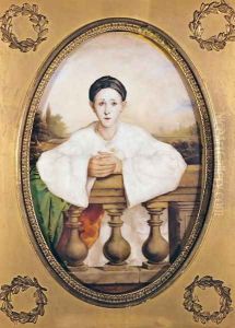 Portrait of Gaspard Deburau 1796-1846 as Pierrot, c.1815 by A. Trouve