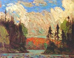 Black Spruce in Autumn by Thomas Thompson