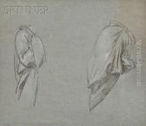 Two Drapery Studies by Benjamin West
