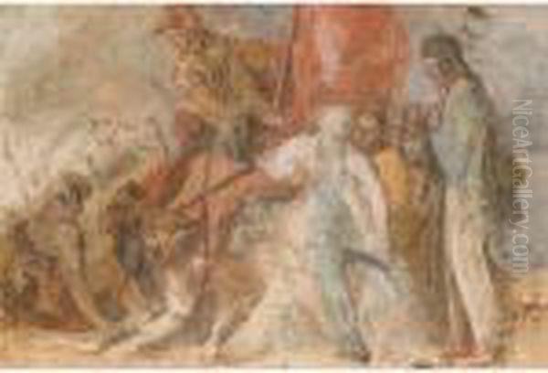 Study In The Manner Of West""""s, The Death Of General Wolfe - view 1