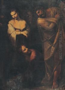 Christ And The Woman Taken In Adultery by Benjamin West