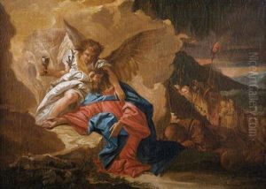 Christ On The Mount Of Olives by Benjamin West