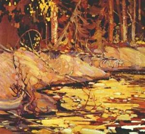 The Woodland Stream by Thomas Thompson