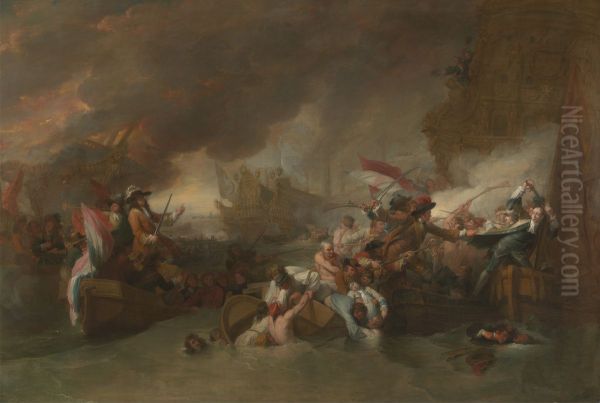 The Battle Of La Hogue - view 1