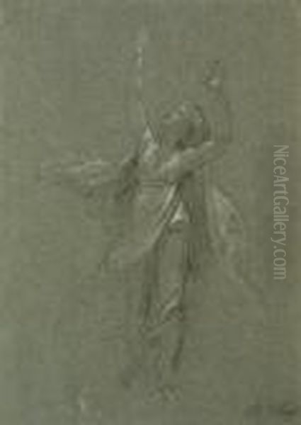 Study For 'the Woman Clothed With The Sun' - view 1