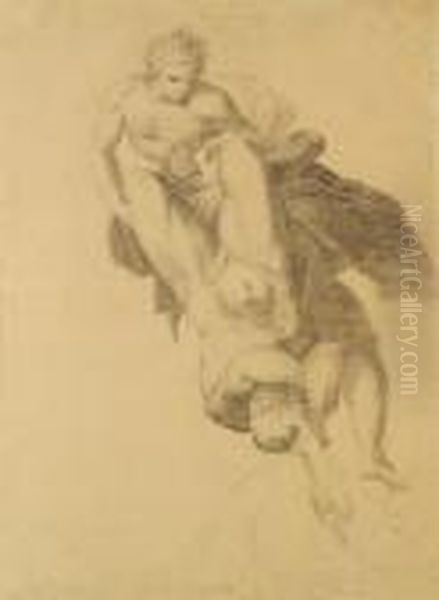 Studies After Michelangelo's 'last Judgement' In The Sistine Chapel - view 1