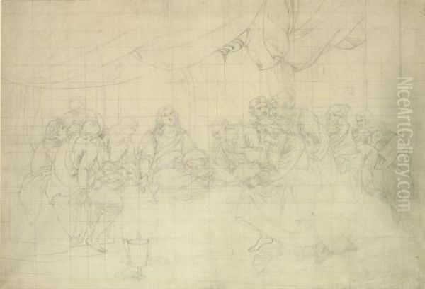 Study For 'the Last Supper' - view 1