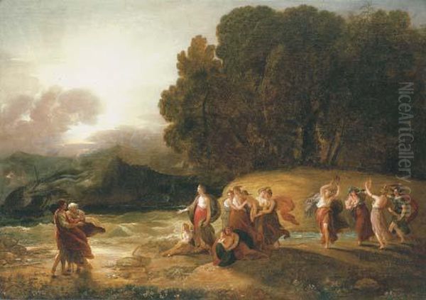 The First Interview Of Telemachus With Calypso - view 1