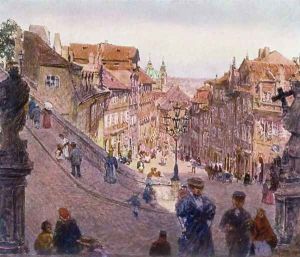 Nerudova Ulice, Prague, 1909