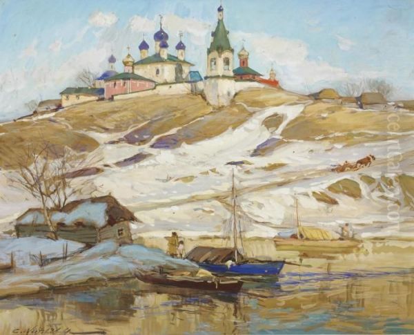 Monastery By A River - view 1