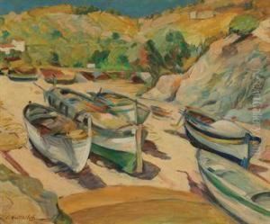 Fishing Village by Constantin Alexandr. Westchiloff