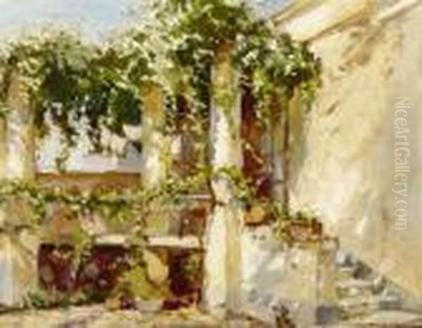 Summer Terrace Near Capri by Constantin Alexandr. Westchiloff