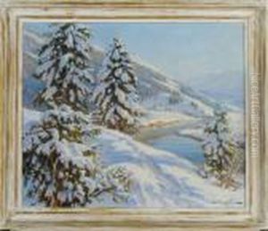 A Brilliant Day, Chamonix by Constantin Alexandr. Westchiloff