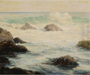 Waves Crashing Against Rocks