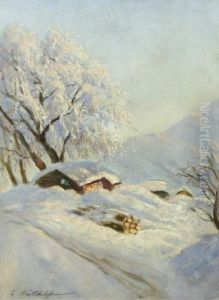 Village In Winter Village In Winter