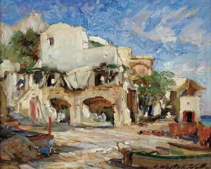 Constantin Alexandrovich Westchiloff , Capri by Constantin Alexandr. Westchiloff
