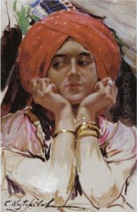 The Persian Princess, Capri by Constantin Alexandr. Westchiloff