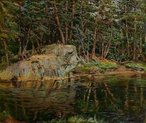 The Swimming Hole by Constantin Alexandr. Westchiloff
