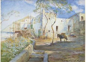 Vue De Capri by Constantin Alexandr. Westchiloff