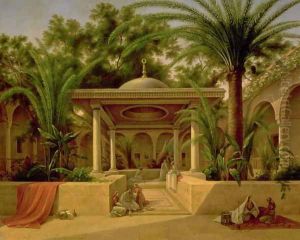 The Khabanija Fountain, Cairo, 1845