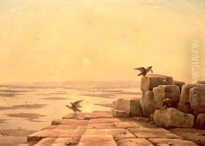 Overflow of the Nile, 1842 by Grigory Tchernezov