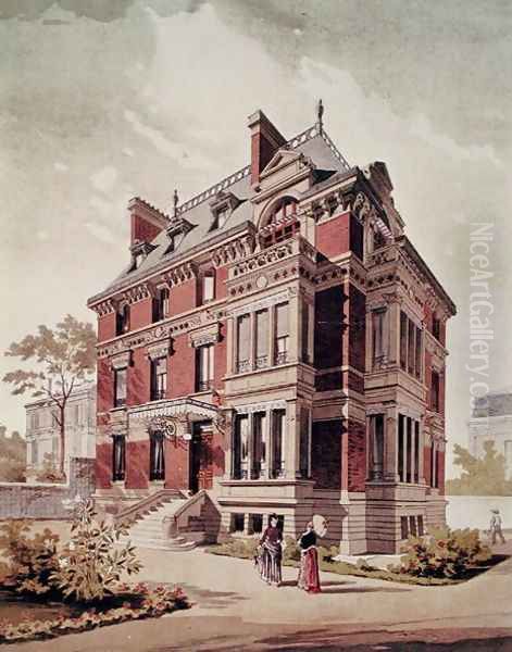 Project for a villa, end 19th century - view 1