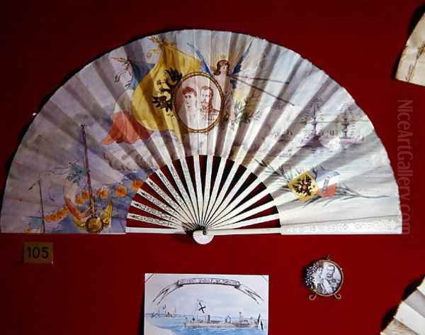 Items commemorating Russian official visits to France in 1896 - view 1
