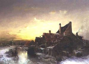 Sunset in the Snow