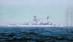 HMS Queen Elizabeth, 1927 by Duff Tollemache