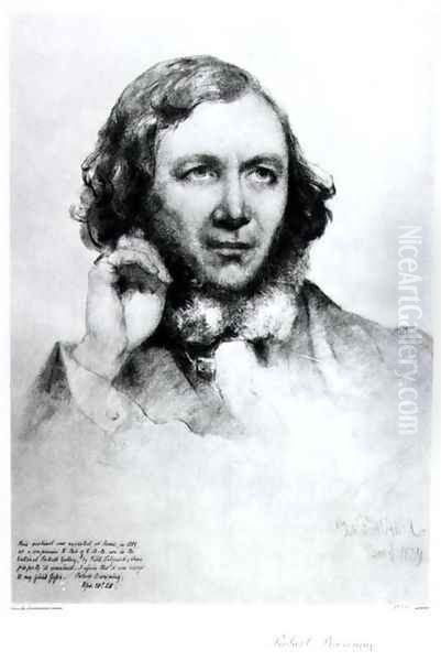 Portrait of Robert Browning 1812-89 1859 - view 1