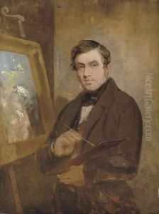 Self-portrait at an easel, 14 November 1816
