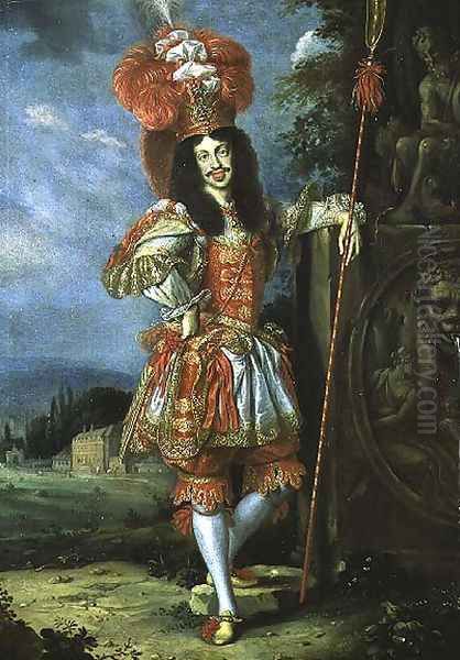 Leopold I 1640-1705, Holy Roman Emperor, in theatrical costume, dressed as Acis from La Galatea, a favola set to music by Antonio Draghi, 1667 - view 1