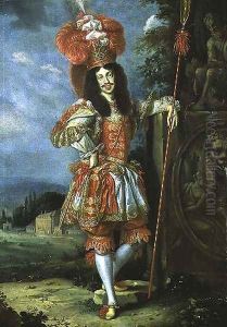 Leopold I 1640-1705, Holy Roman Emperor, in theatrical costume, dressed as Acis from La Galatea, a favola set to music by Antonio Draghi, 1667 by of Ypres (Johannes or Jan) Thomas