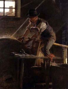 The Grinding Wheel by Max Thedy