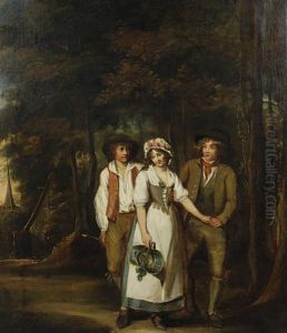 Amorous Rivalry by Francis Wheatley