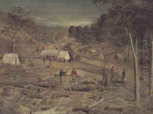 Mining camp at Bathurst, c.1851