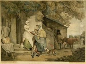 In The Manner Of Francis Wheatley by Francis Wheatley