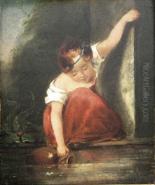 Young Girl Fetchingwater - view 1